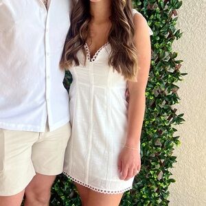 Hello Molly White Mini Dress